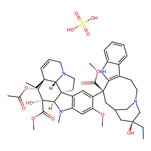Vincaleukoblastine,sulfate(1:1) structure