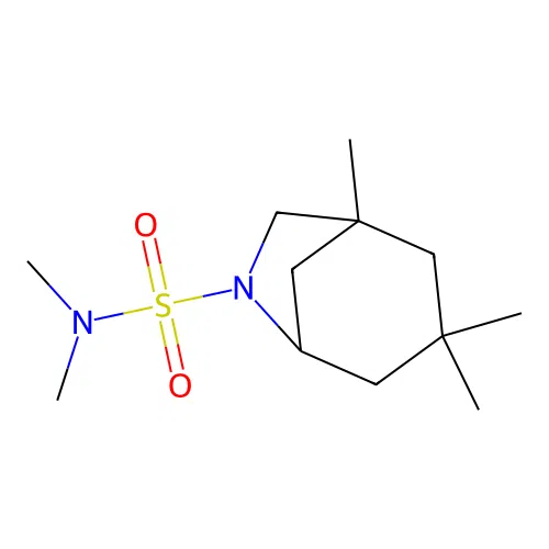 (5R)-N,N,1,3,3-pentamethyl-6-azabicyclo[3.2.1]octane-6-sulfonamide structure