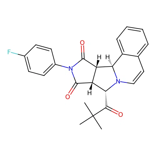 C25H23FN2O3 structure