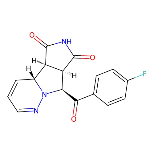C16H12FN3O3 structure