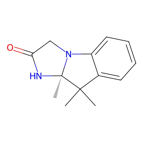 (9aS)-9,9,9a-trimethyl-9,9a-dihydro-1H-imidazo[1,2-a]indol-2(3H)-one structure