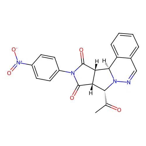 C21H16N4O5 structure