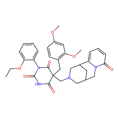 Chemical Compound (C33H36N4O7) structure