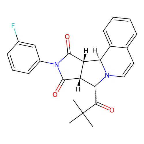 C25H23FN2O3 structure