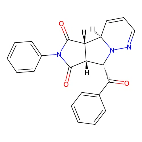 C22H17N3O3 structure