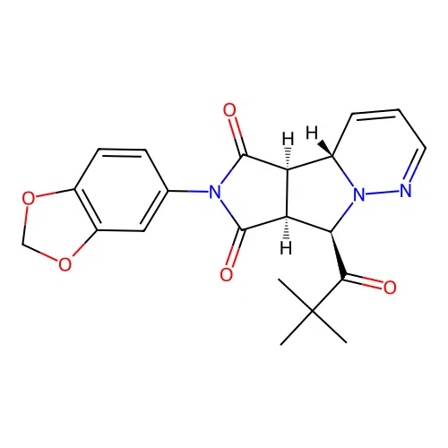 C21H21N3O5 structure