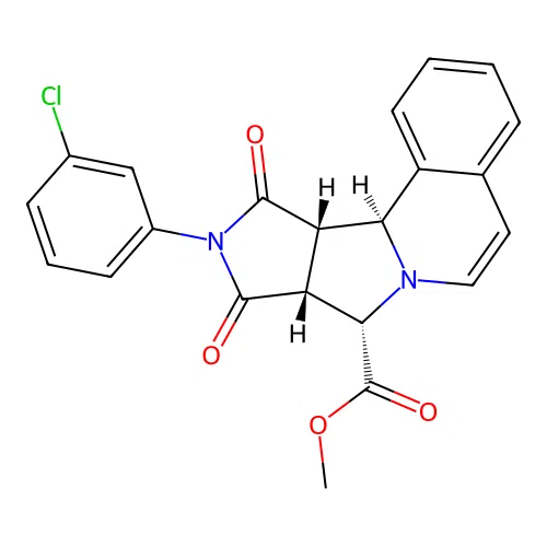 C22H17ClN2O4 structure