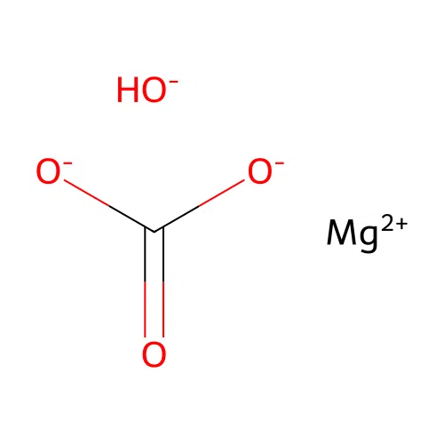 Magnesium;carbonate;hydroxide structure