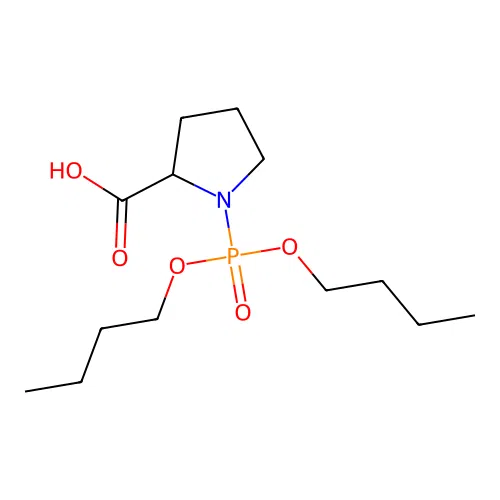 1-(Dibutoxyphosphoryl)proline structure