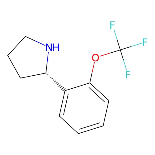 (S)-2-(2-(Trifluoromethoxy)phenyl)pyrrolidine structure