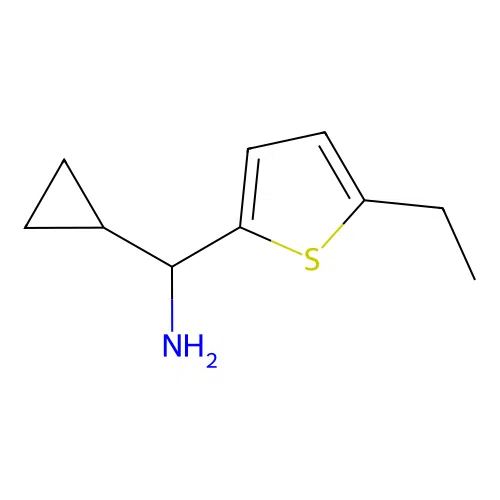 1-Cyclopropyl-1-(5-ethylthiophen-2-yl)methanamine structure