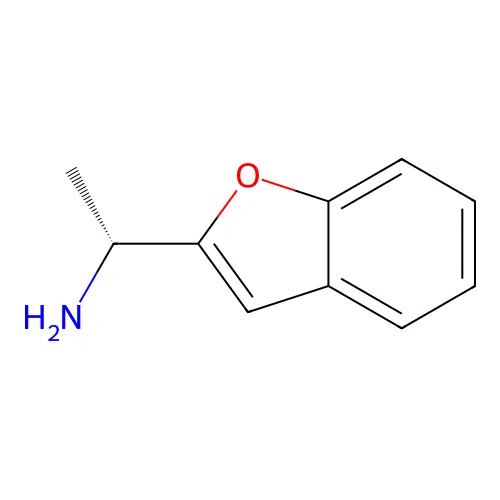 (1R)-1-(1-benzofuran-2-yl)ethan-1-amine structure