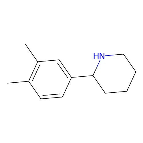 2-(3,4-Dimethylphenyl)piperidine structure