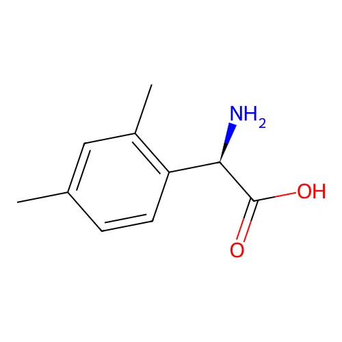 (R)-2-Amino-2-(2,4-dimethylphenyl)acetic acid structure