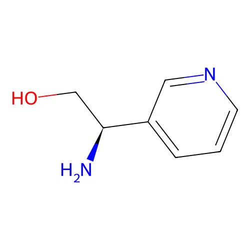 (2R)-2-amino-2-(pyridin-3-yl)ethan-1-ol structure