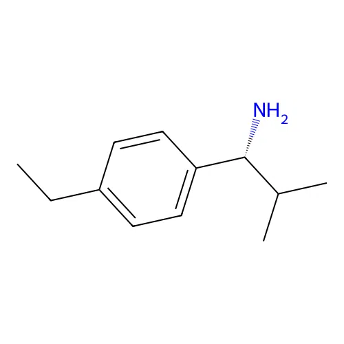(R)-1-(4-Ethylphenyl)-2-methylpropan-1-amine structure