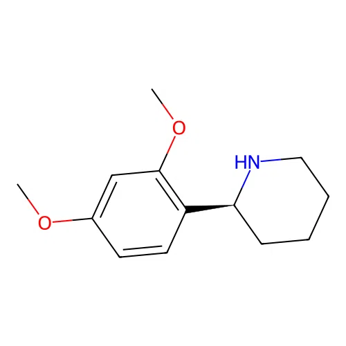 (S)-2-(2,4-Dimethoxyphenyl)piperidine structure
