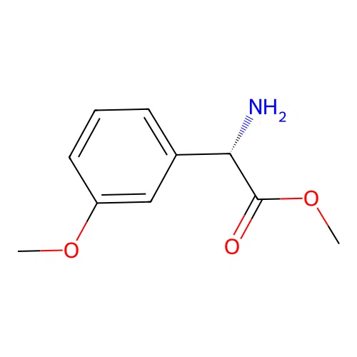 methyl (2S)-2-amino-2-(3-methoxyphenyl)acetate structure