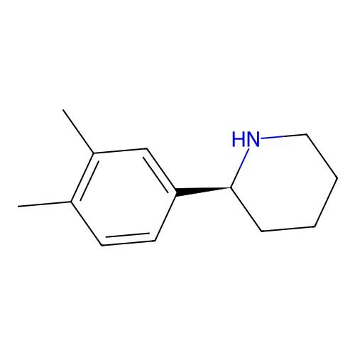 (S)-2-(3,4-Dimethylphenyl)piperidine structure