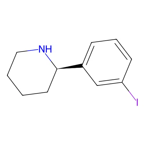 (R)-2-(3-Iodophenyl)piperidine structure