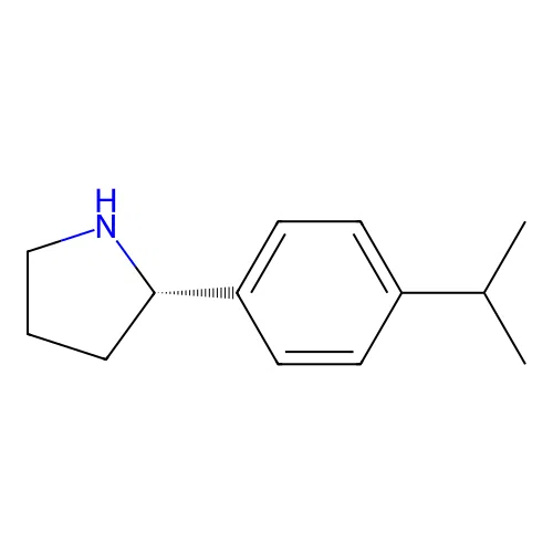 (S)-2-(4-Isopropylphenyl)pyrrolidine structure