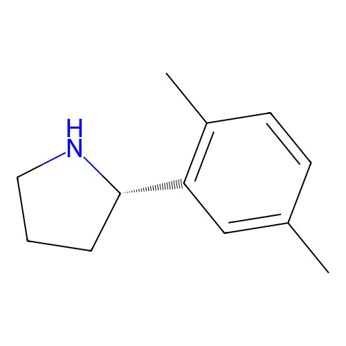 (S)-2-(2,5-Dimethylphenyl)pyrrolidine structure