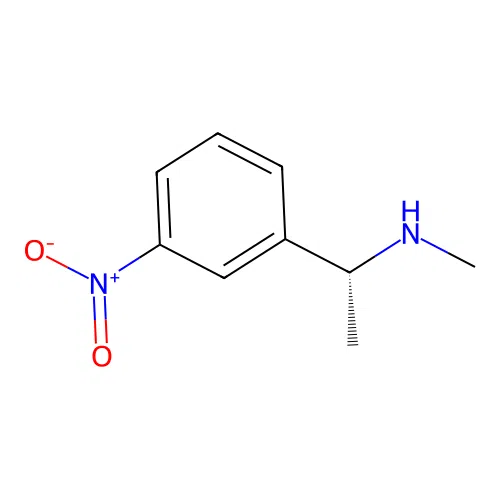 (1R)-N-methyl-1-(3-nitrophenyl)ethanamine structure