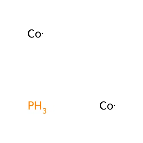 Di-cobalt phosphide structure