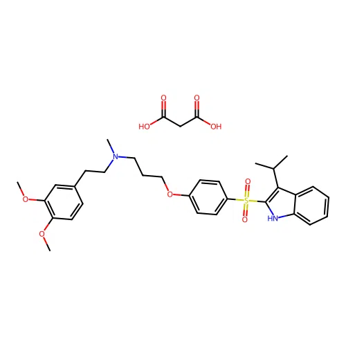 SR 33805 oxalate structure