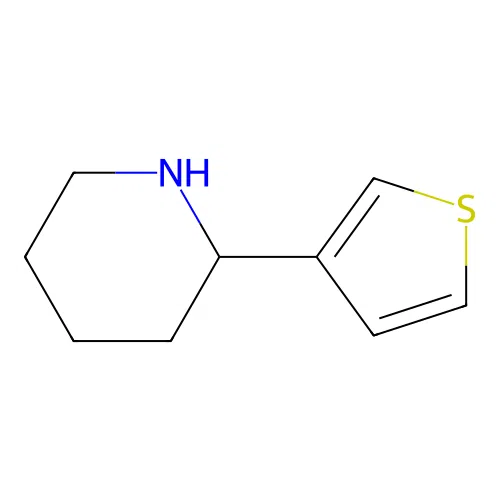 2-(Thiophen-3-yl)piperidine structure
