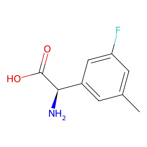 (R)-2-Amino-2-(3-fluoro-5-methylphenyl)acetic acid structure