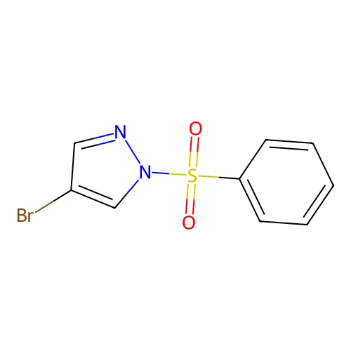4-Bromo-1-(phenylsulfonyl)pyrazole structure