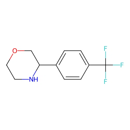 3-[4-(Trifluoromethyl)phenyl]morpholine structure