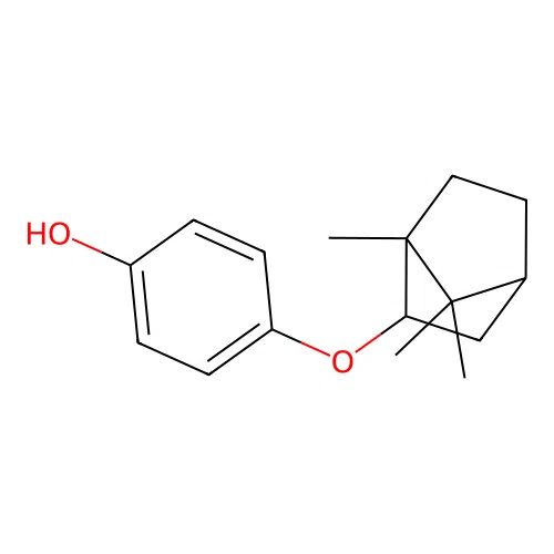 4-[(1,7,7-Trimethyl-2-bicyclo[2.2.1]heptanyl)oxy]phenol structure