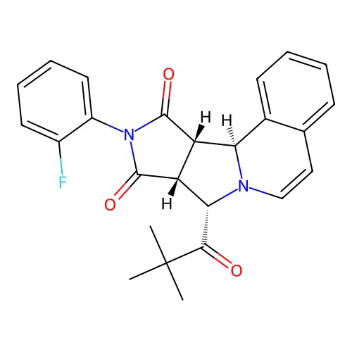 C25H23FN2O3 structure