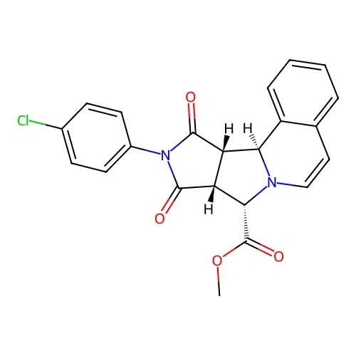 C22H17ClN2O4 structure