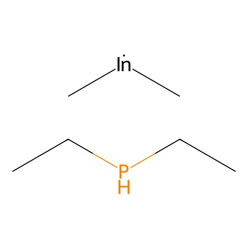(Diethylphosphino)dimethylindium structure
