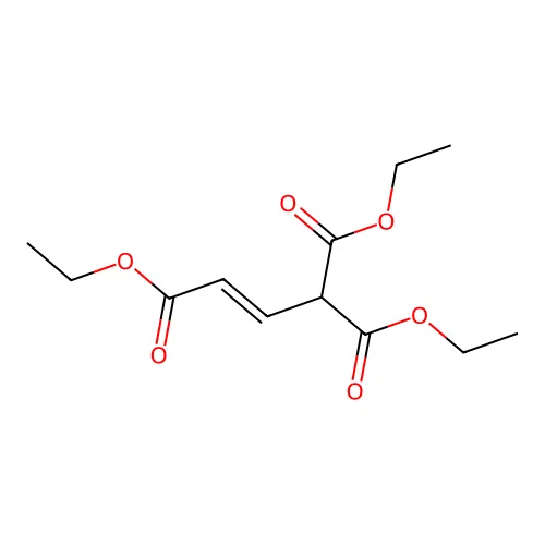 triethyl (E)-prop-2-ene-1,1,3-tricarboxylate structure