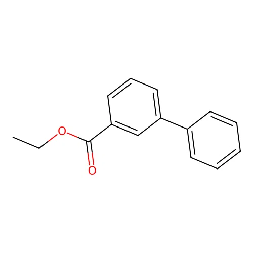 Ethyl biphenyl-3-carboxylate structure