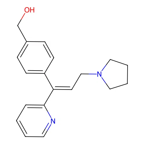 Hydroxymethyltriprolidine structure