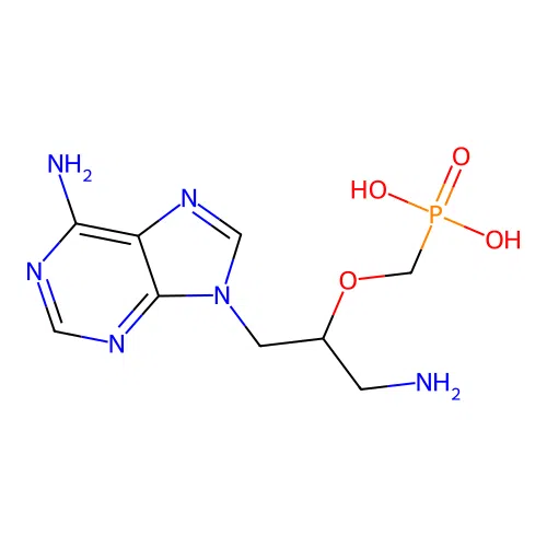 9-(3-Amino-2-(phosphonomethoxy)propyl)adenine structure