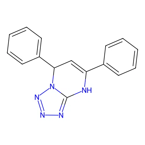 5,7-Diphenyl-4,7-dihydrotetrazolo[1,5-a]pyrimidine structure
