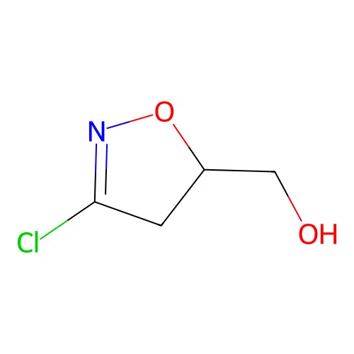 (3-Chloro-4,5-dihydroisoxazol-5-yl)-methanol structure