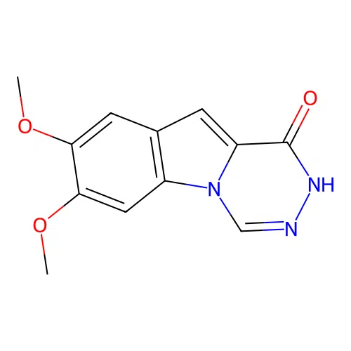 7,8-Dimethoxy[1,2,4]triazino[4,5-a]indol-1-ol structure