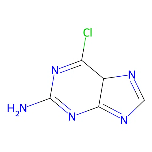 6-chloro-5H-purin-2-amine structure