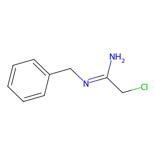 N'-benzyl-2-chloroethanimidamide structure