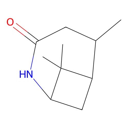 2,7,7-Trimethyl-5-azabicyclo[4.1.1]octan-4-one structure