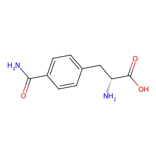 (R)-2-Amino-3-(4-carbamoylphenyl)propanoic acid structure