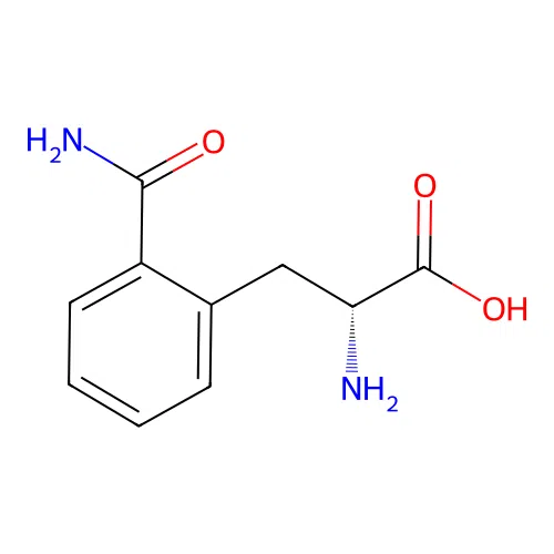 (R)-2-Amino-3-(2-carbamoylphenyl)propanoic acid structure