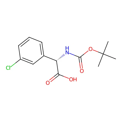 N-Boc-2-(3'-Chlorophenyl)-L-glycine structure
